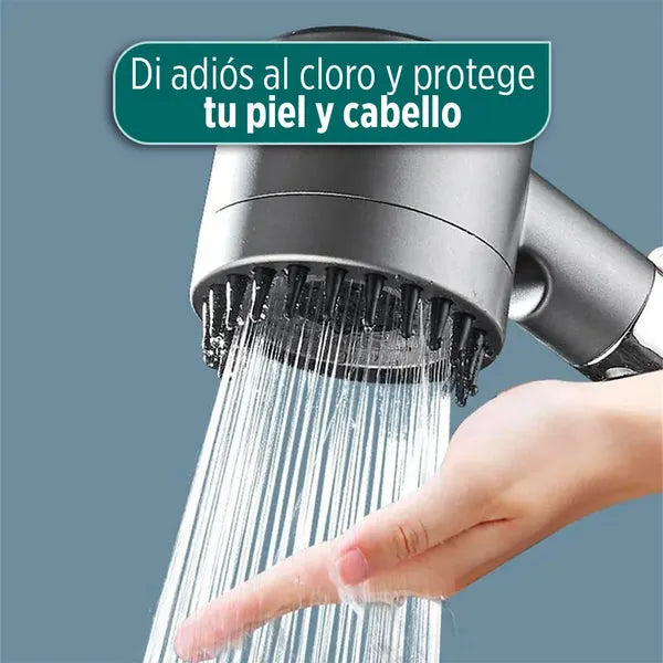 HidraSpa Max - Transforma tu ducha en un SPA de lujo: 3 modos de chorro, alta presión, agua purificada