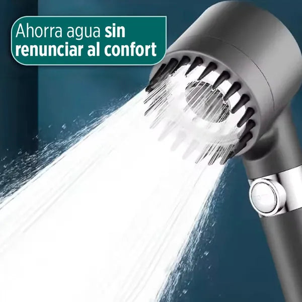HidraSpa Max - Transforma tu ducha en un SPA de lujo: 3 modos de chorro, alta presión, agua purificada