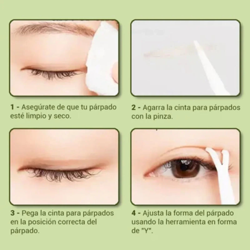 Adhesivos para Párpados Caídos - Levanta Mirada. Renueva tu mirada sin procedimientos [2400 Unidades]