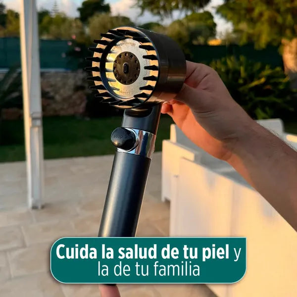 HidraSpa Max - Transforma tu ducha en un SPA de lujo: 3 modos de chorro, alta presión, agua purificada