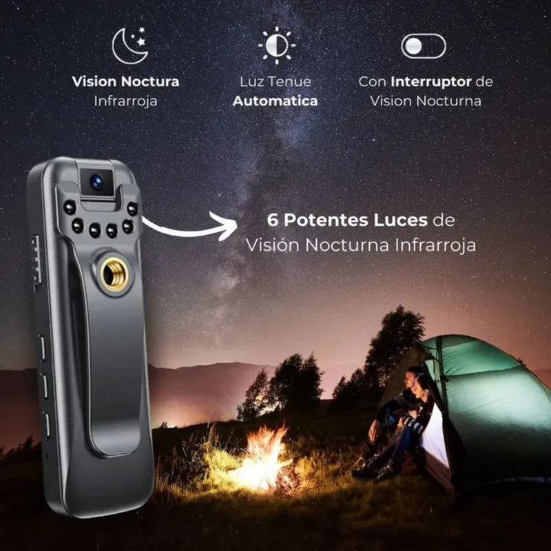Cámara 180° con Reducción de Ruido HD 1080P - CamPro