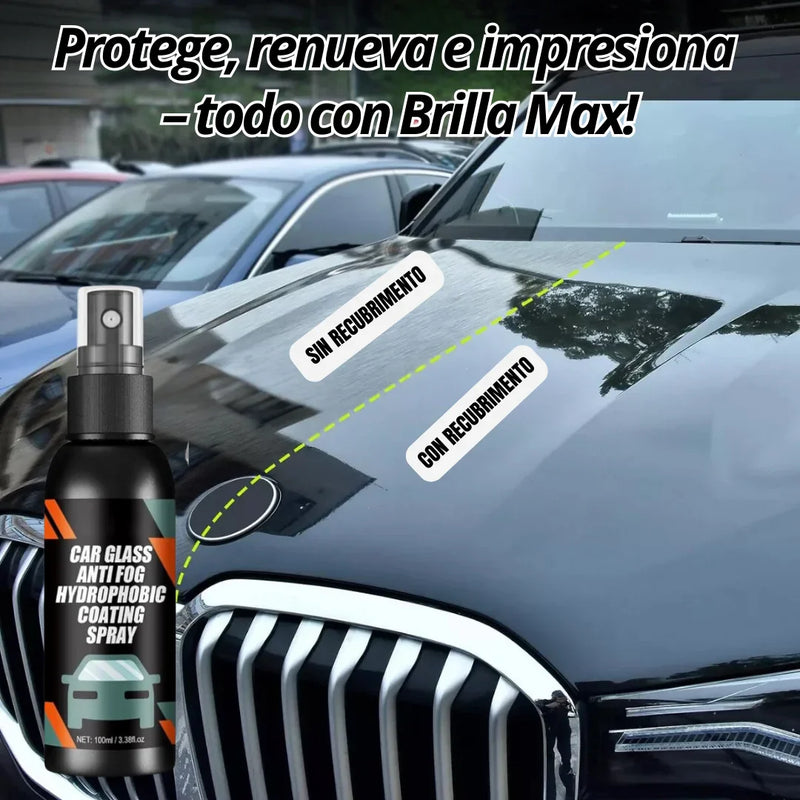 Cera en Spray Brilla Max - ¡Protección y Brillo Prolongado para tu Auto! Aplicación Fácil y Acabado Impecable (100ml)