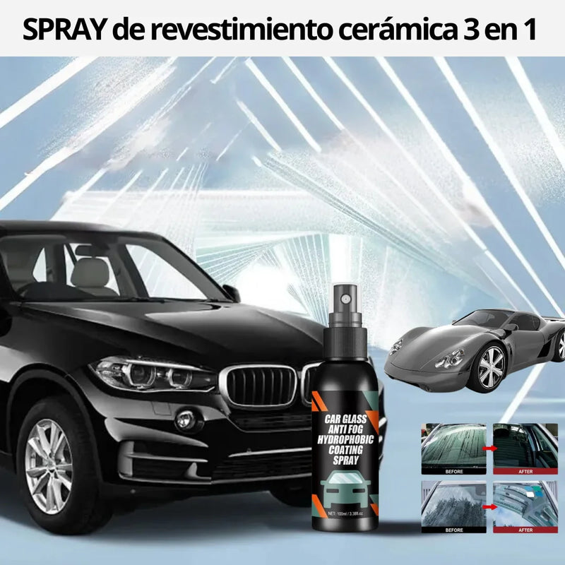 Cera en Spray Brilla Max - ¡Protección y Brillo Prolongado para tu Auto! Aplicación Fácil y Acabado Impecable (100ml)