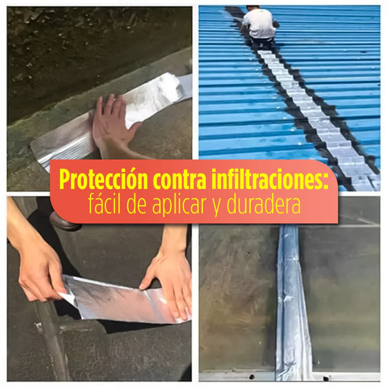 Cinta SelleTodo 10 cm x 5 M – Solución Rápida para Filtraciones y Grietas | Sellado Instantáneo