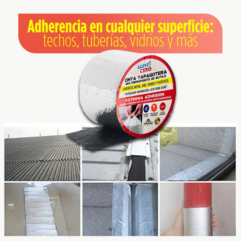 Cinta SelleTodo 10 cm x 5 M – Solución Rápida para Filtraciones y Grietas | Sellado Instantáneo