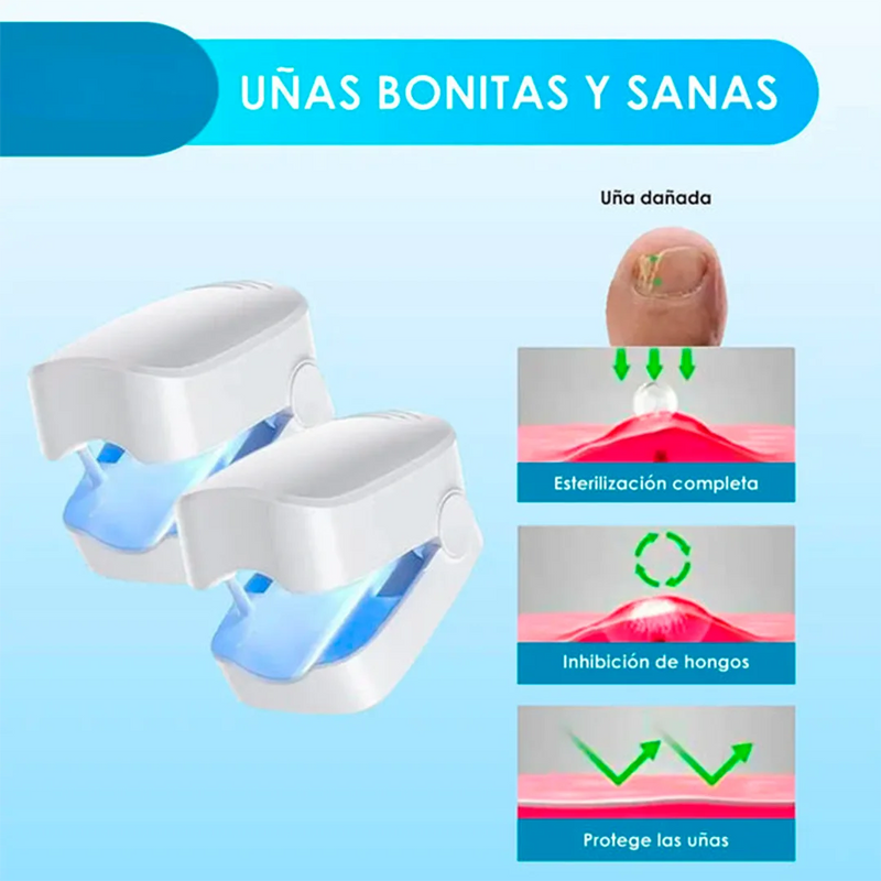 ¡Unas fuertes y libres de hongos en 7 minutos por ciclo! Conoce el tratamiento láser CuraLáser para unas perfectas.