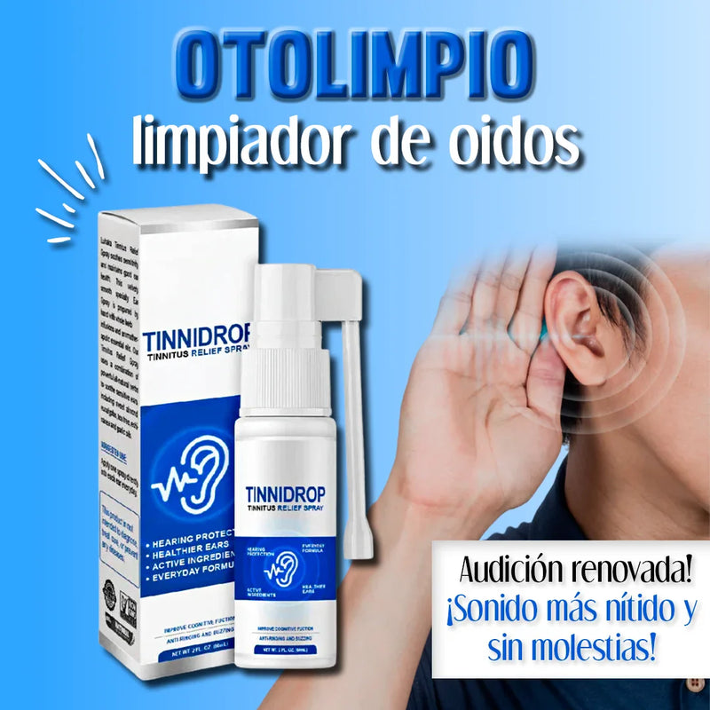 Spray para Oídos OtoLimpio  – Limpieza Natural, Alivio del Zumbido y Más Claridad Auditiva