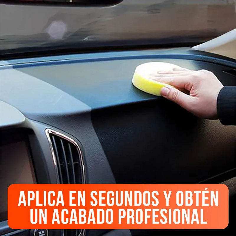 LustraPro - Renovador de Plásticos y Neumáticos | Brillo Instantáneo, Protección UV y Aplicación Rápida (120ml)
