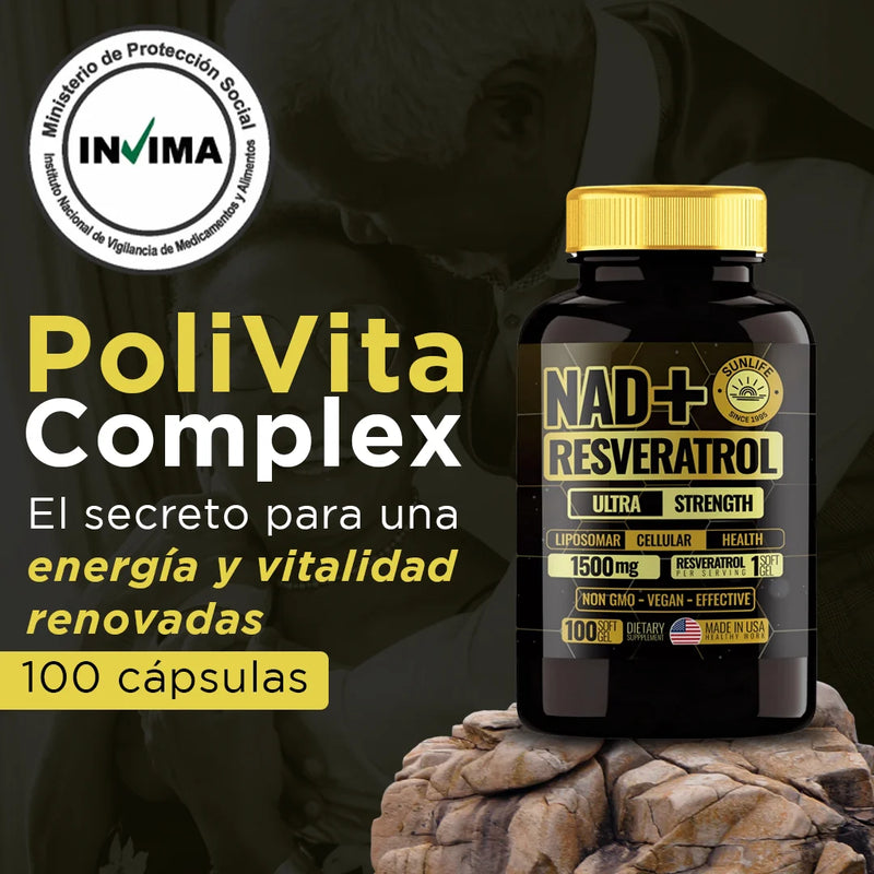 PoliVita Complex 100 Cápsulas - Soporte para Energía y Claridad Mental | Promoción Imperdible